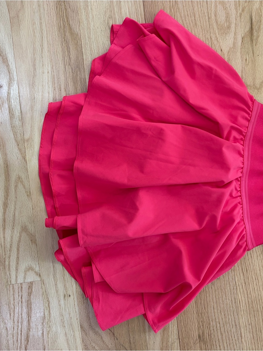 lululemon athletica Hot Pink Tiered Skater Skirt